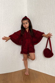 Sweet like a Flower Playsuit - Cherry Bloom Ribbons