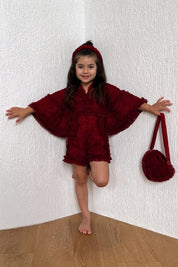 Sweet like a Flower Playsuit - Cherry Bloom Ribbons