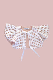 Lumière Wings Cape - Snow White Lattice Lace