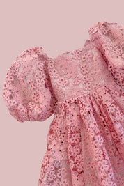 Sugerplum Puff Dress - Rose Blossom Lace