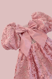 Sugerplum Puff Dress - Rose Blossom Lace