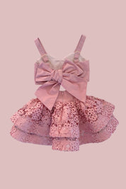 STYLE SET:  Fleur Top & in Bloom Skirt Set - Rose Blossom Lace