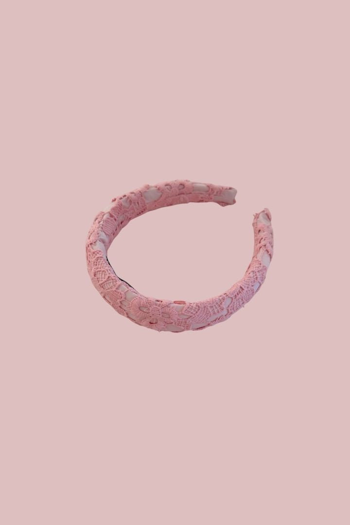 Headband - Rose Blossom Lace