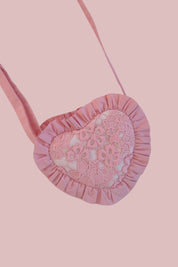 I Heart YOU Bag - Rose Blossom Lace