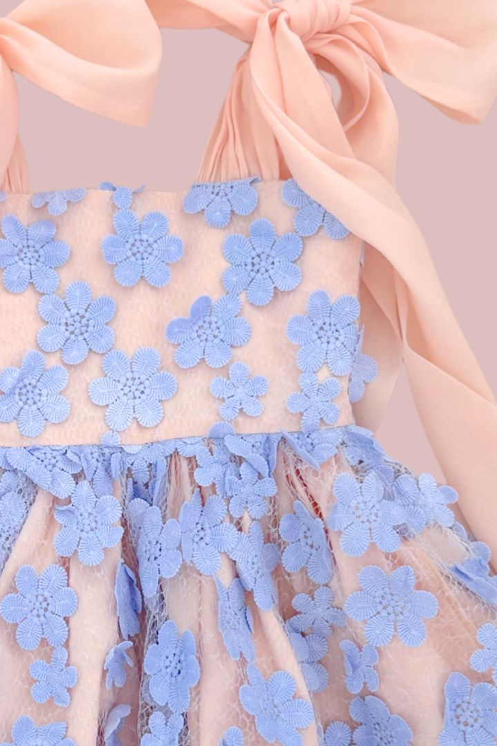 Come What May Dress - Periwinkle