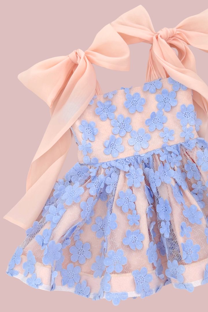 Come What May Dress - Periwinkle