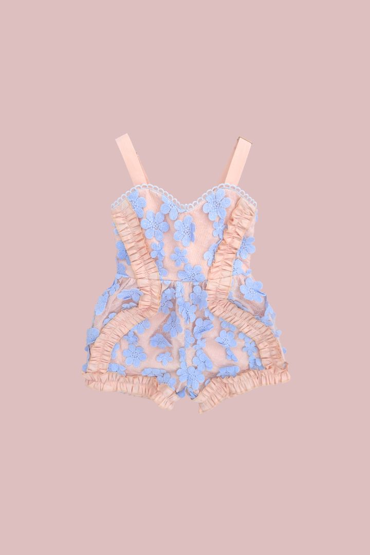 The Keepsake Playsuit - Periwinkle