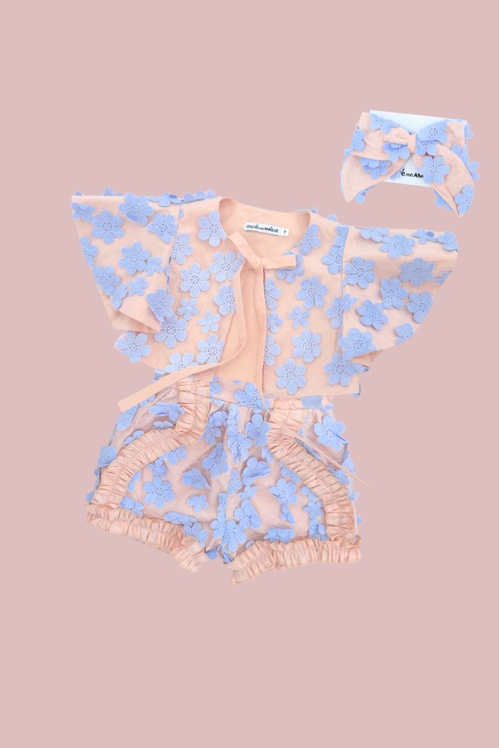 Lumière Wings Cape - Periwinkle