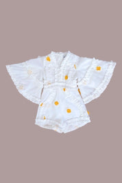 Sweet like a Flower Playsuit - Polka Daisy - SAMPLE