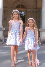 Come What May Dress - Periwinkle