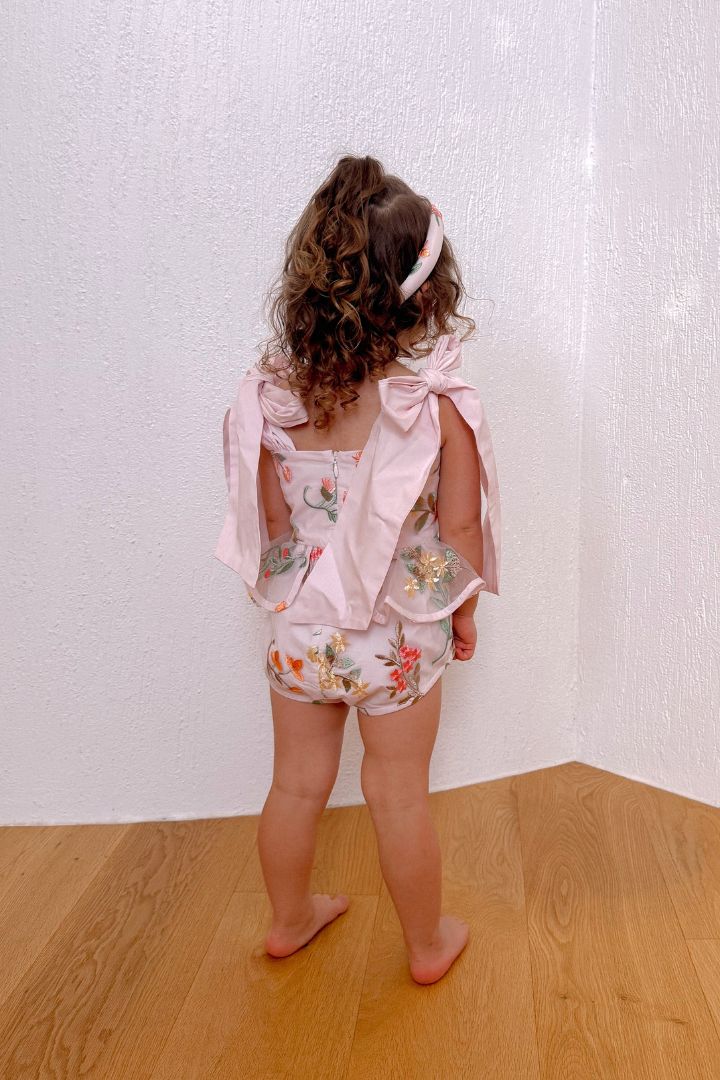 Bunny Blossom Playsuit - Easter Meadow Sunday