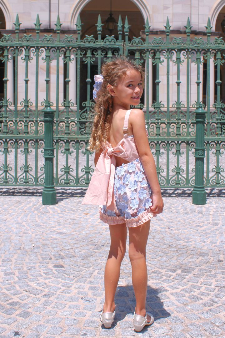 The Keepsake Playsuit - Periwinkle