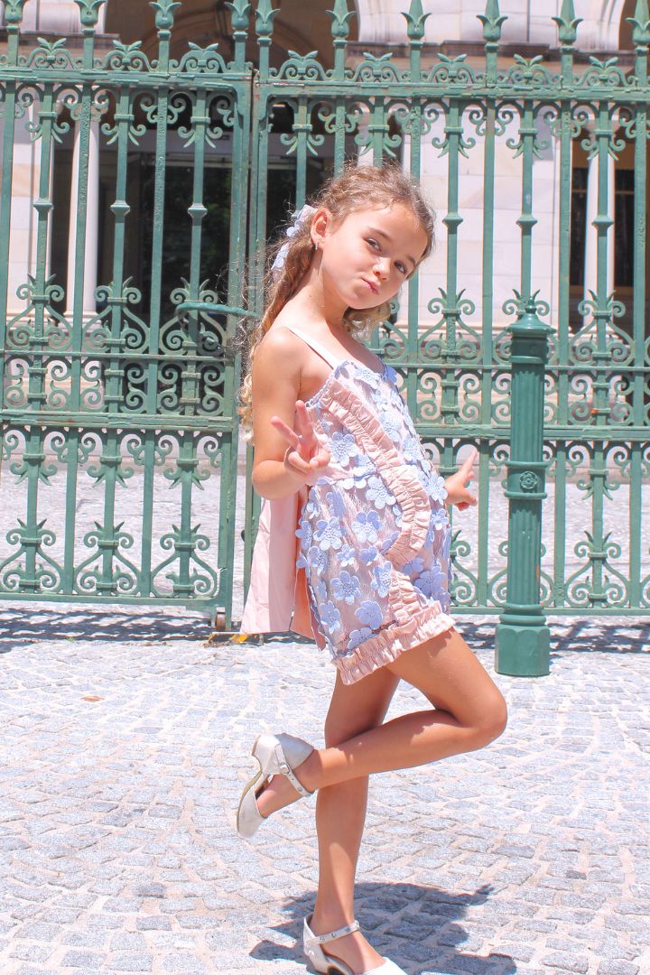 The Keepsake Playsuit - Periwinkle