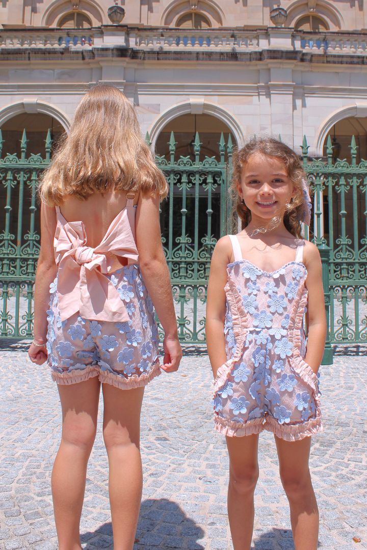 The Keepsake Playsuit - Periwinkle