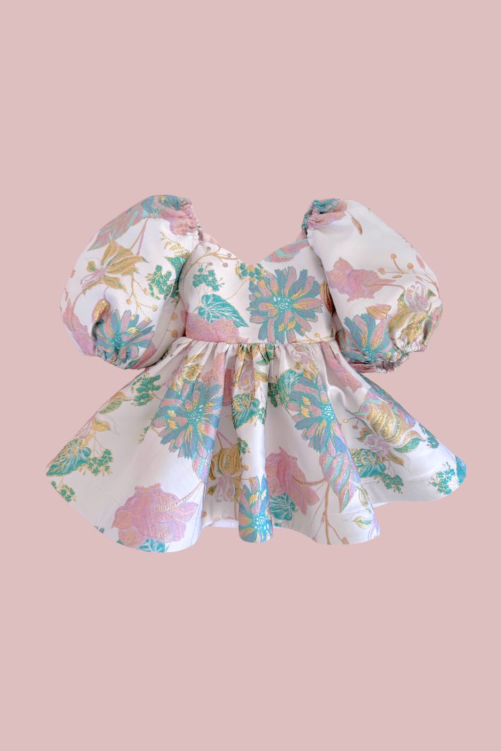 Among the Wildflowers Dress - Flora Jacquard