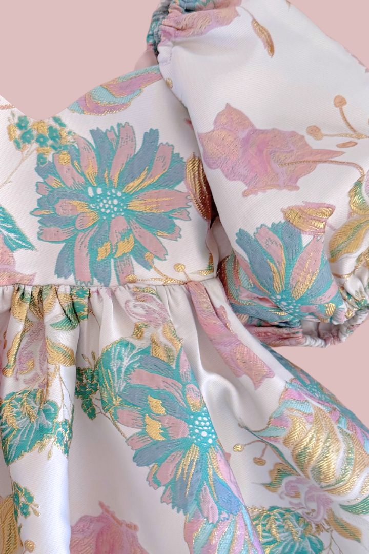 Among the Wildflowers Dress - Flora Jacquard