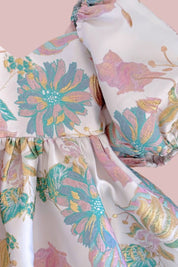 Among the Wildflowers Dress - Flora Jacquard