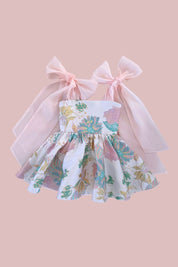 Come What May Dress - Flora Jacquard