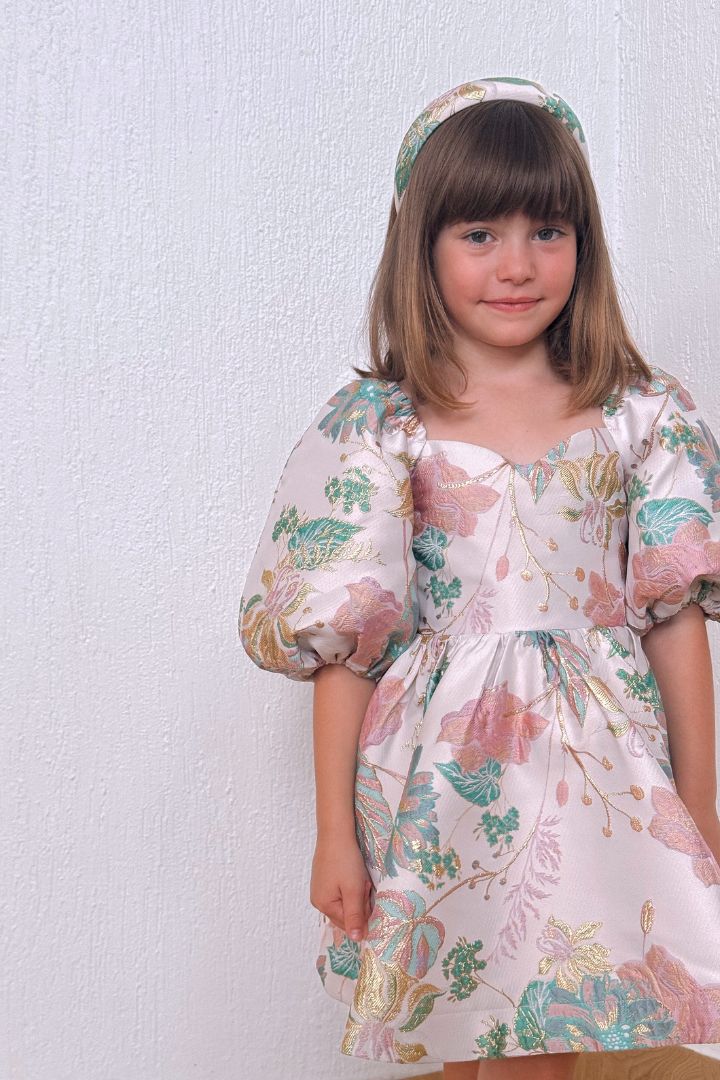 Among the Wildflowers Dress - Flora Jacquard