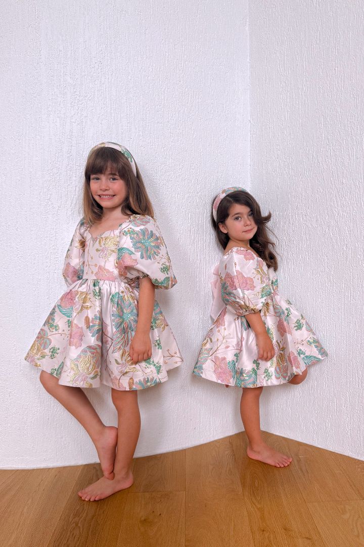 Among the Wildflowers Dress - Flora Jacquard