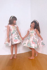 Come What May Dress - Flora Jacquard