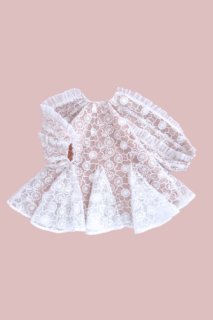 Day Dreamer Dress - Snow White Botanica