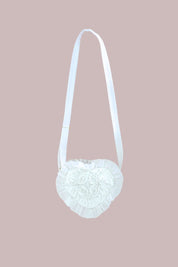 I Heart YOU Bag - Snow White Peony Voile