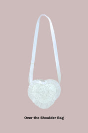 I Heart YOU Bag - Snow White Peony Voile