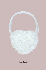 I Heart YOU Bag - Snow White Peony Voile