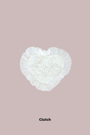 I Heart YOU Bag - Snow White Peony Voile