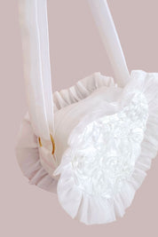 I Heart YOU Bag - Snow White Peony Voile