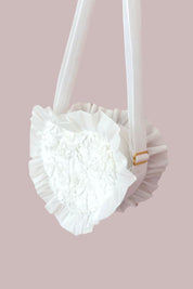I Heart YOU Bag - Snow White Peony Voile