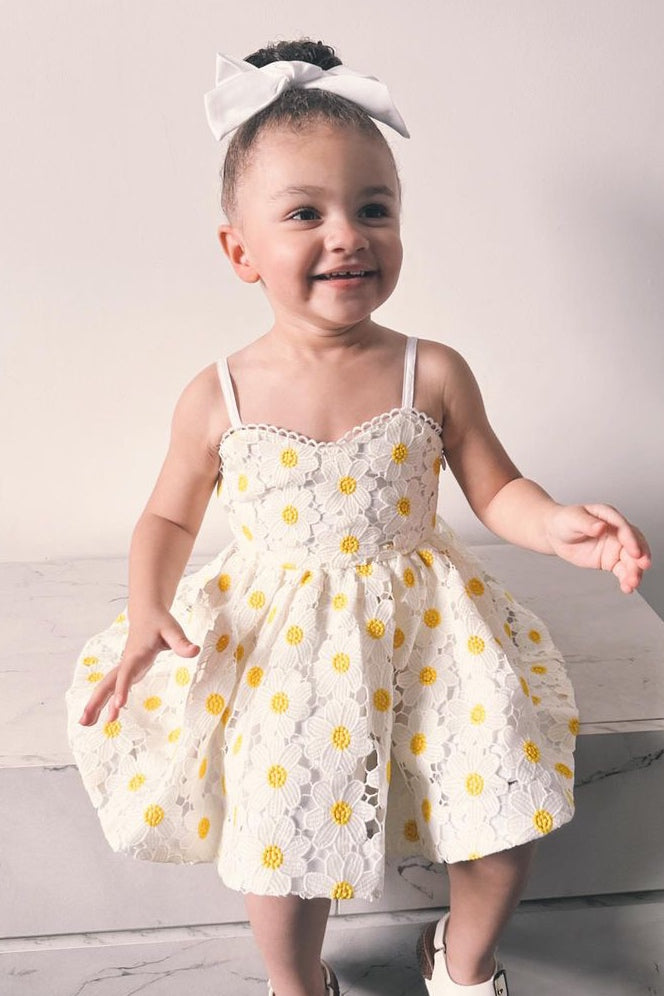 How Sweet It Is Dress Daisy Chains Lace Chloe and Amelie