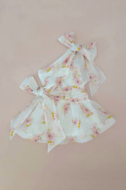 Love Story Dress - Pansies Organza
