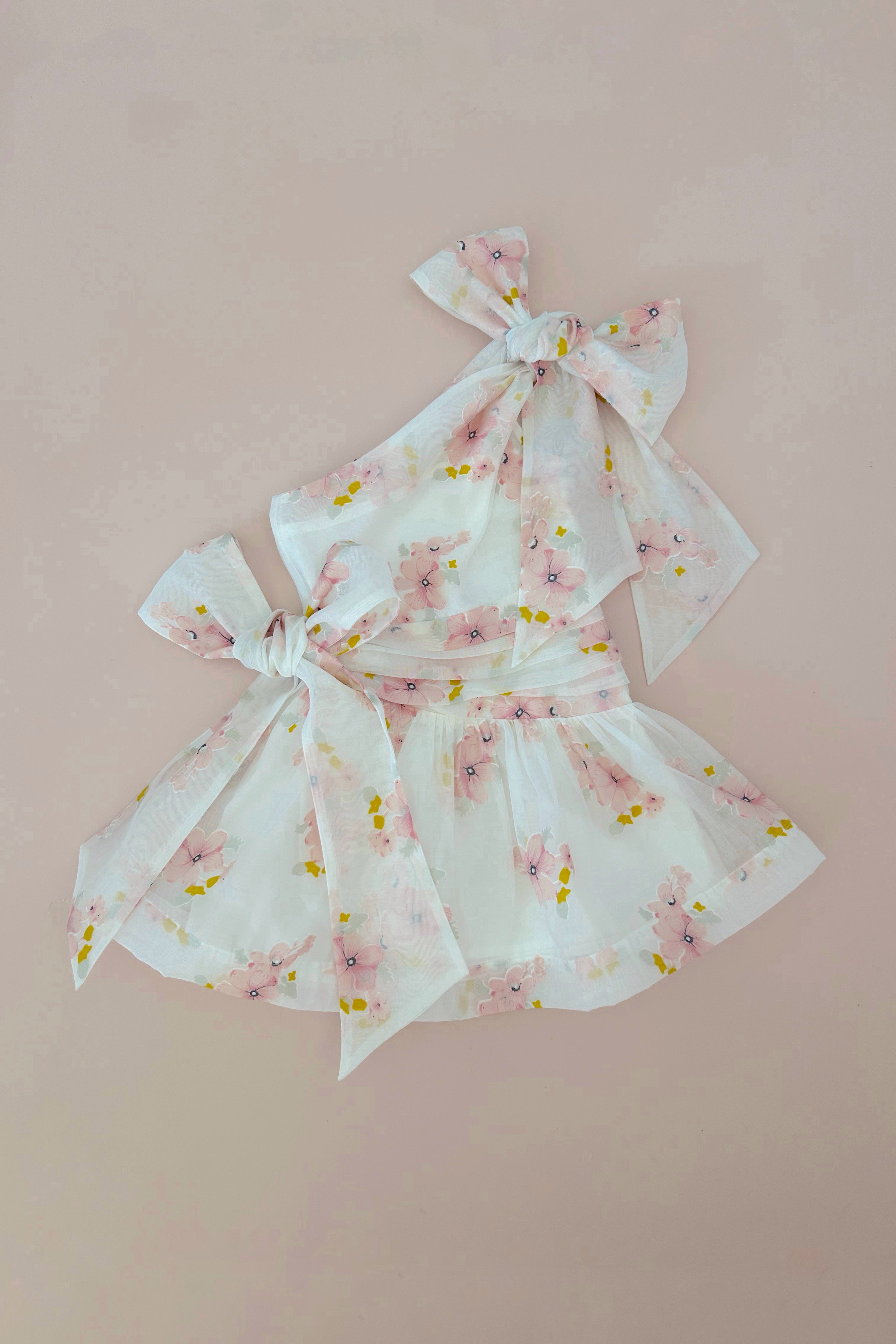 Love Story Dress - Pansies Organza