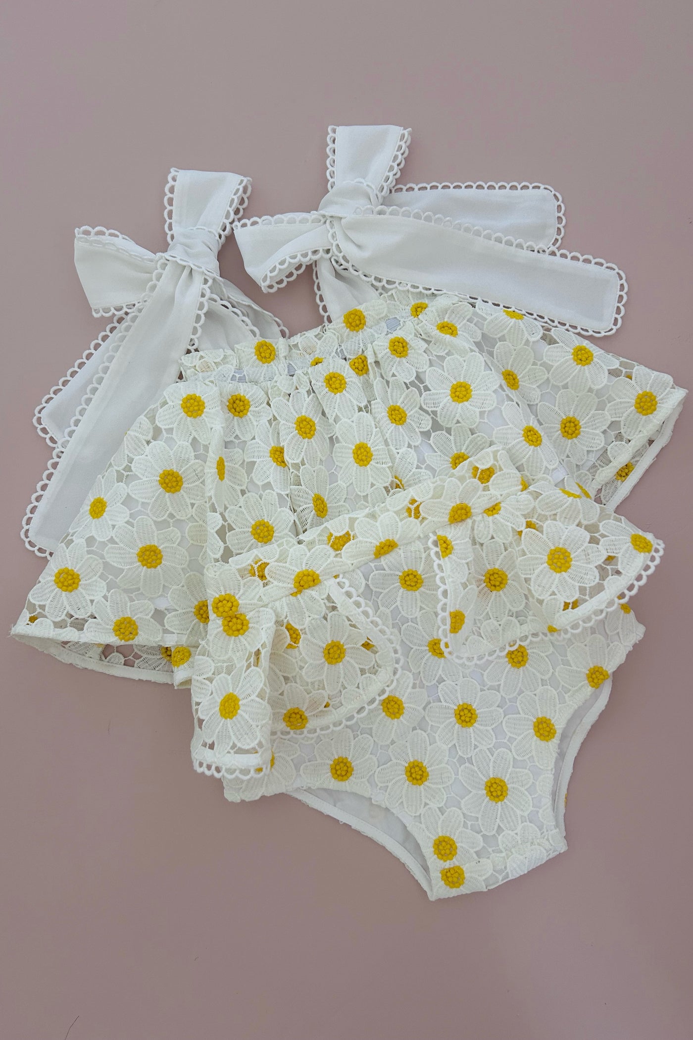 STYLE SET:  One Day Top and Made them Cry Shortie Shorts - Daisy Chains Lace
