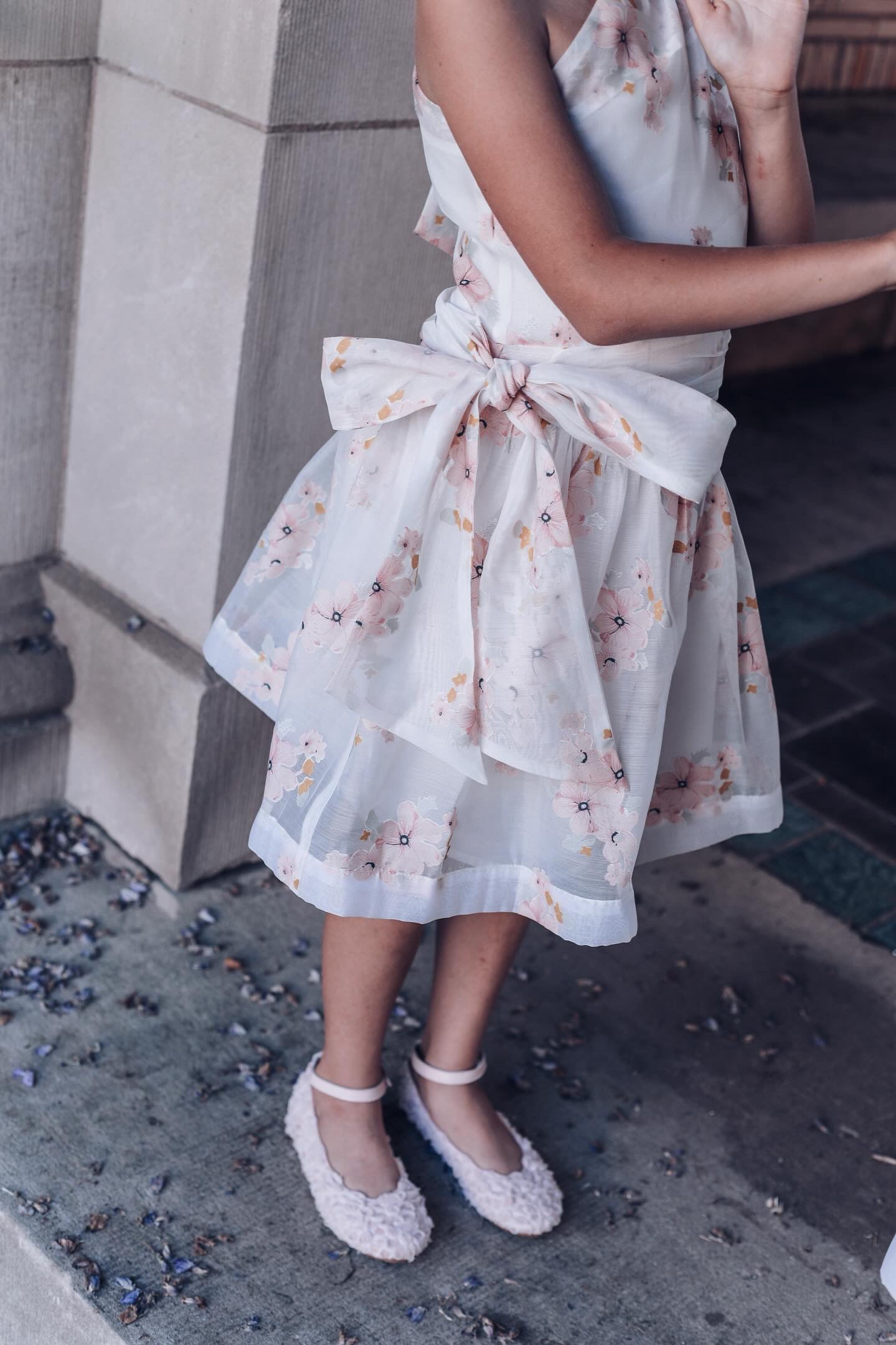 Love Story Dress - Pansies Organza – Chloé and Amélie
