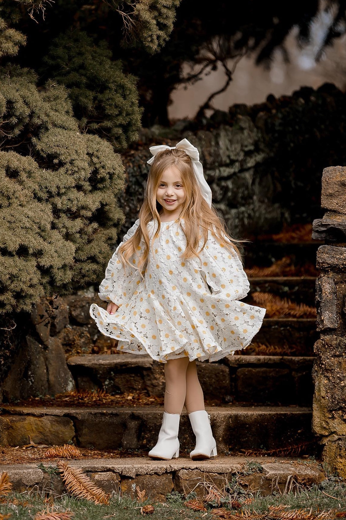 Day Dreamer Dress - Daisy Chains Lace – Chloé and Amélie