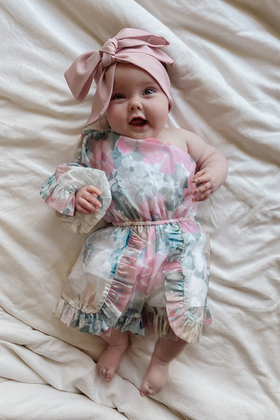 My Girl Playsuit - Watercolour Floral