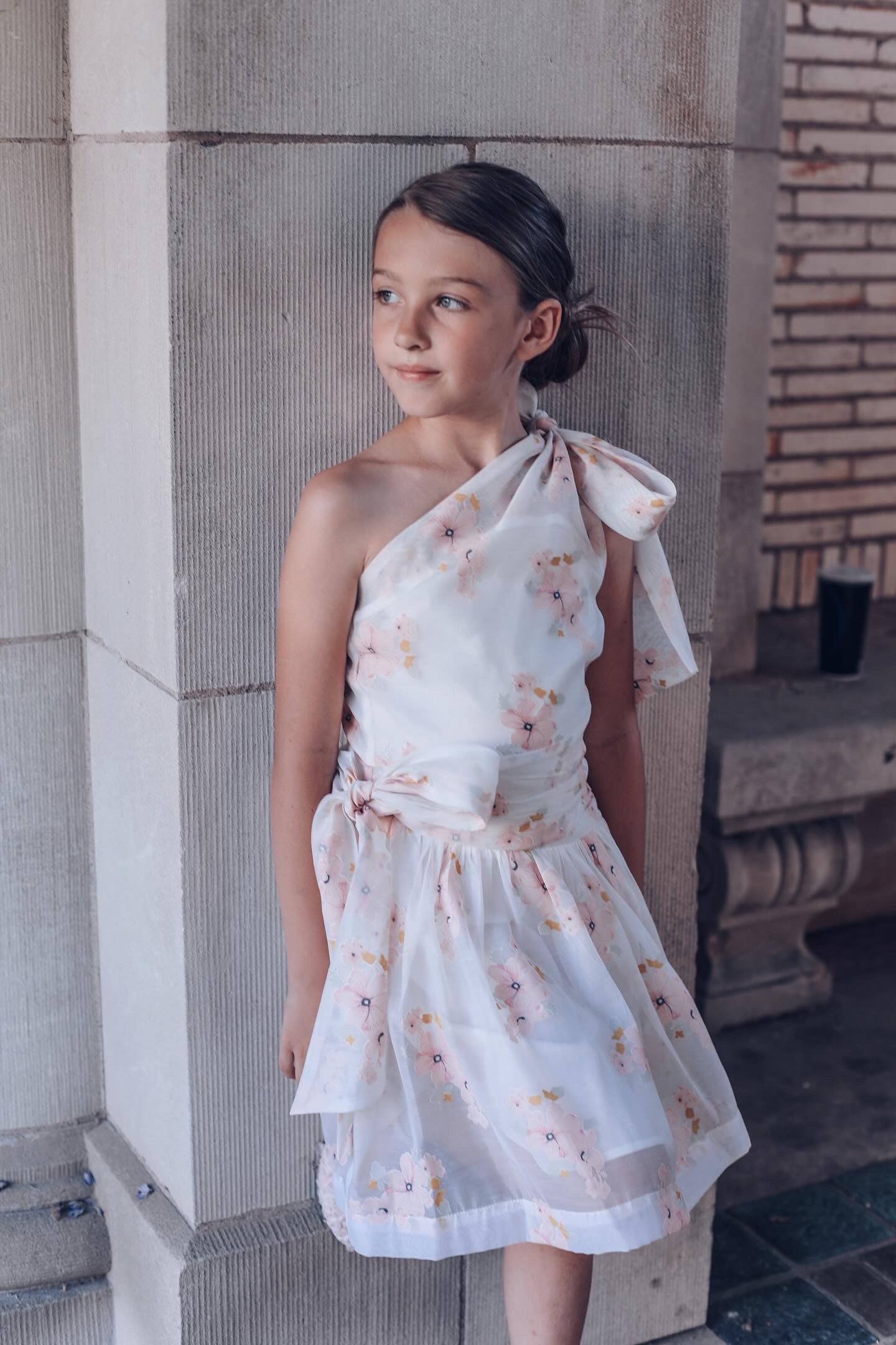 Love Story Dress - Pansies Organza – Chloé and Amélie