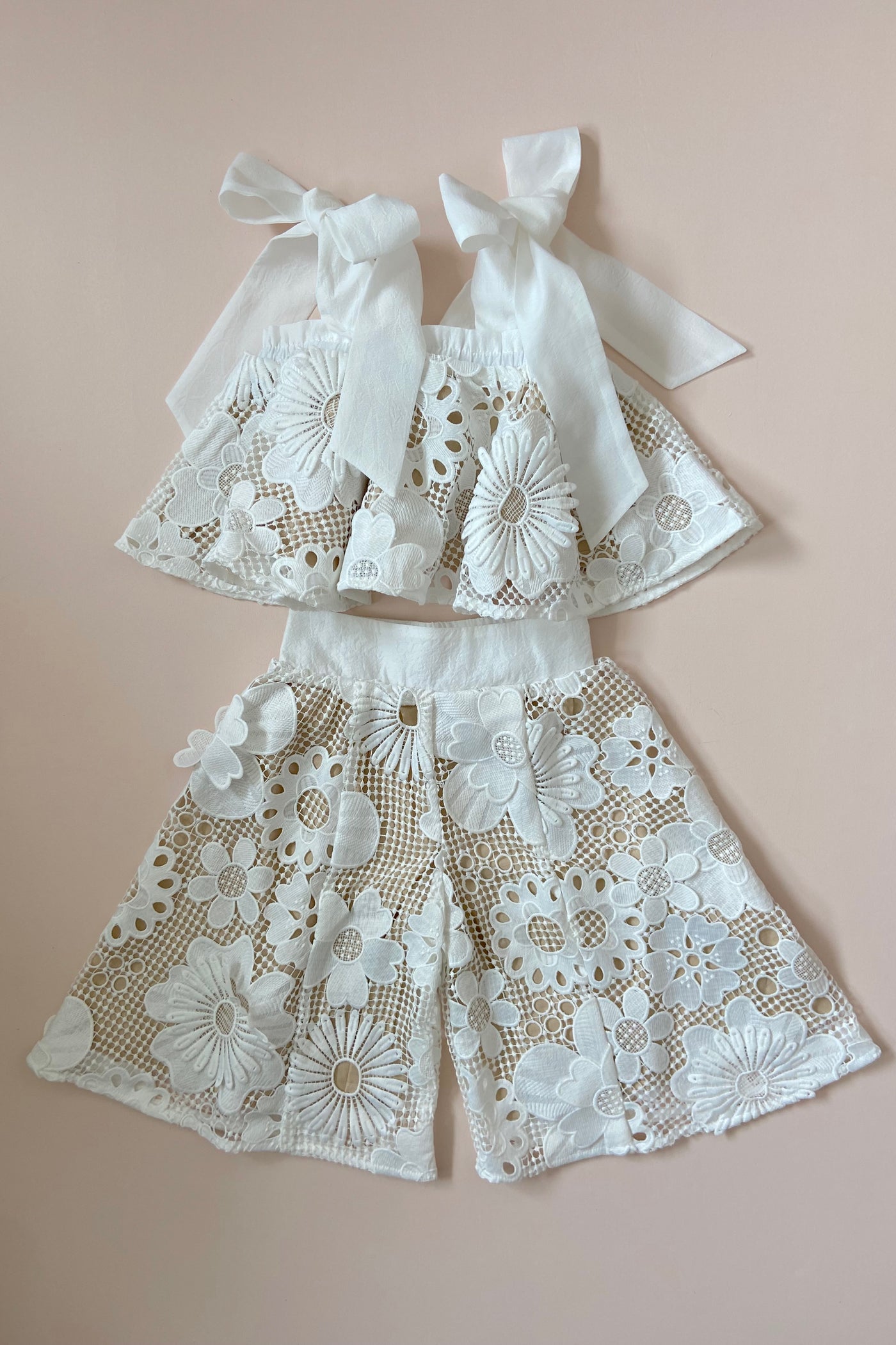 Style Set: One Day Top & Begin to Peep Pant - Snow White 70's Lace - Women's - SAMPLE