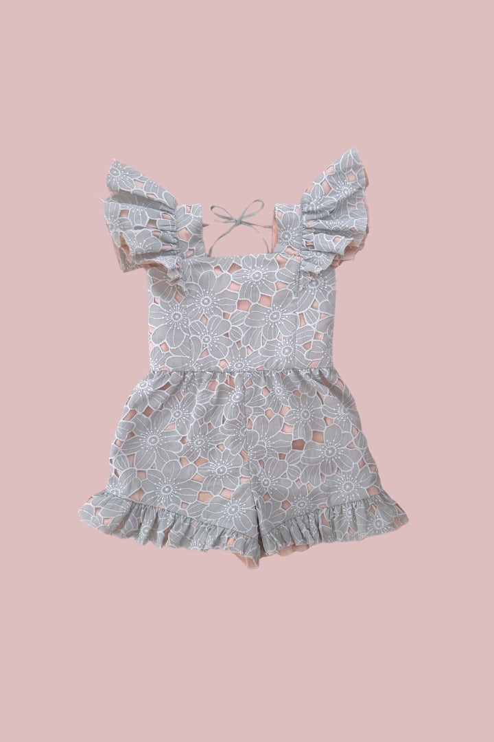 Bunny Blossom Playsuit - Magnolia Lace Sage