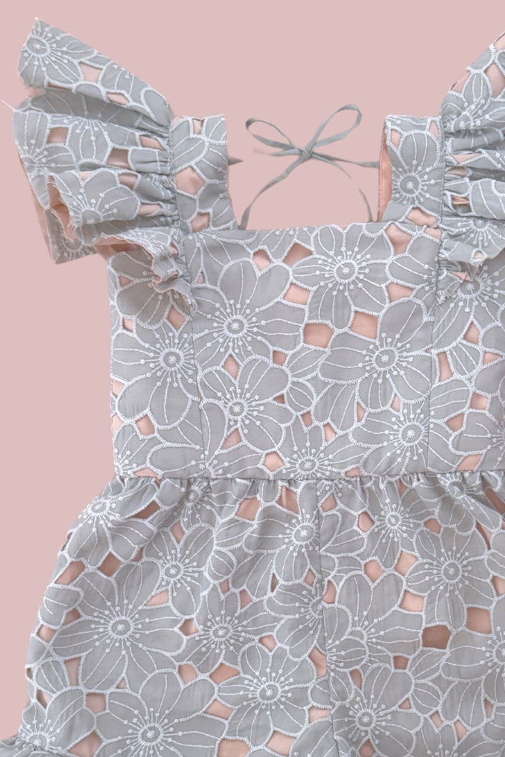 Bunny Blossom Playsuit - Magnolia Lace Sage