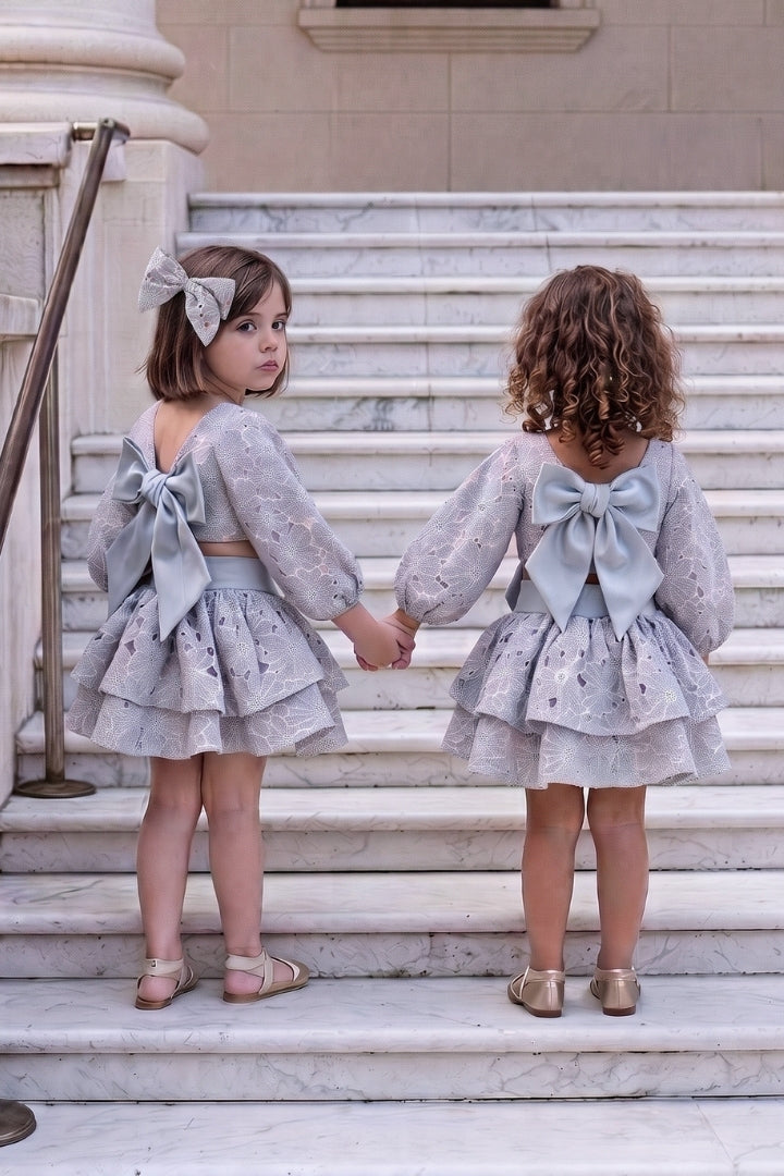 STYLE SET: Celestial Top & in Bloom Skirt Set - Magnolia Lace Sage