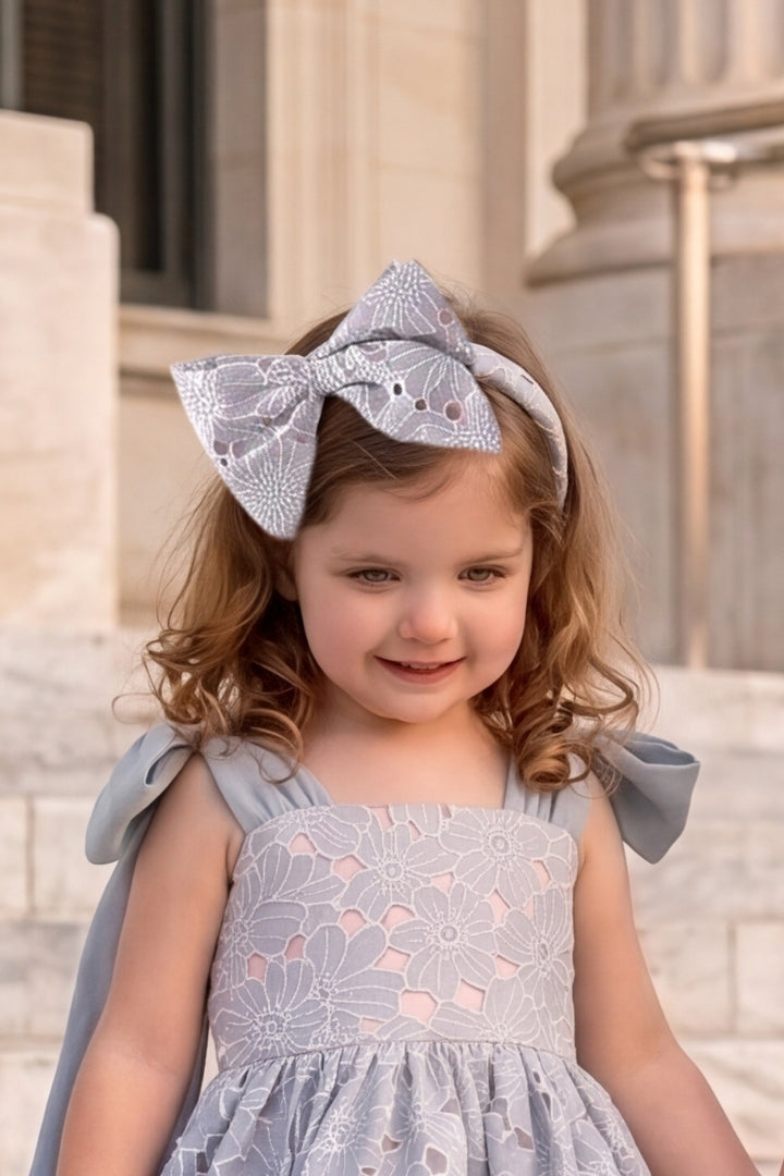 Bow Headband - Magnolia Lace Sage