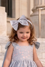 Bow Headband - Magnolia Lace Sage