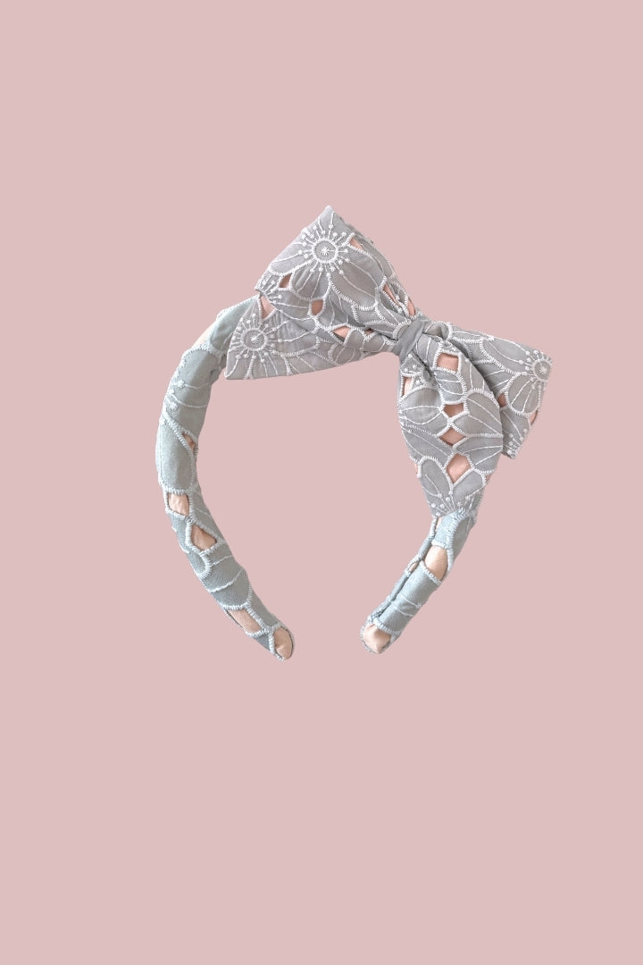 Bow Headband - Magnolia Lace Sage