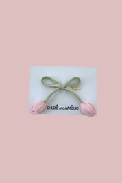 Bow Hair Slide - Tulip Vine