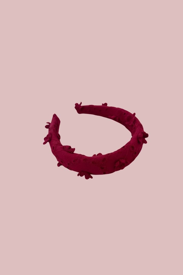 Headband - Cherry Blossom Broderie