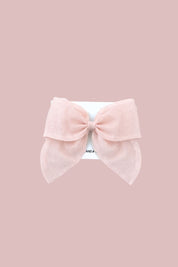 Bow Hair Slide - Ivory